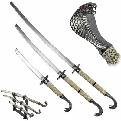 Chladné zbraně King Cobra 3 ks – Zboží Dáma