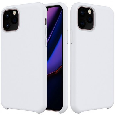 Pouzdro AppleMix Apple iPhone 11 Pro Max - příjemné na dotek - silikonové - bílé – Zboží Mobilmania