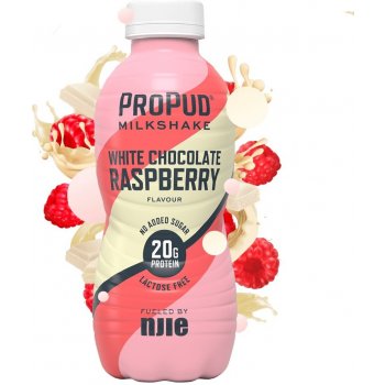 NJIE ProPud Protein Shake Bilá Čokolada a Malina 330 ml