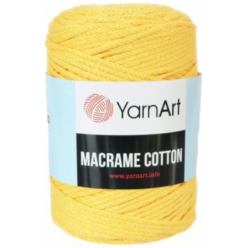 YarnArt Příze Macrame Cotton 764 - žlutá