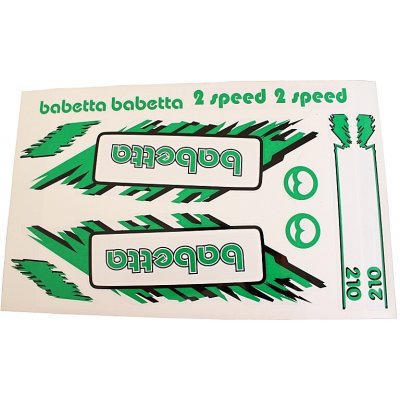 Sada samolepek Babetta - zelená – Hledejceny.cz
