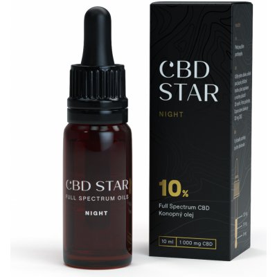 CBD Star Konopný CBD olej NIGHT 10% 10 ml