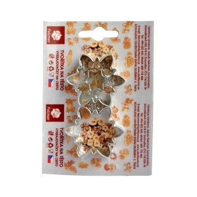 Vykrajovátko na cukroví 4,3cm sada 2ks kytičky – Hledejceny.cz