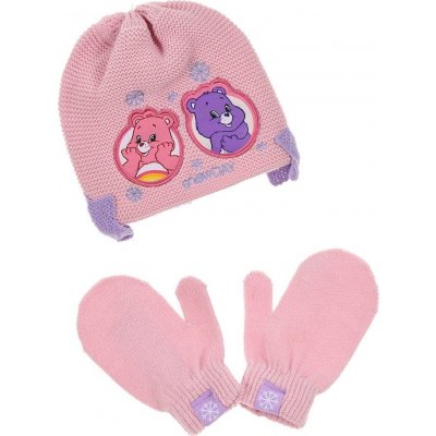 BASIC Care bears růžový zimní dívčí set – Zboží Mobilmania