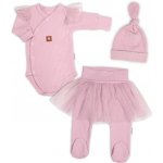 Sweet Angel Žebrovaná rostoucí souprava 3D Lux pudrově růžová – Hledejceny.cz