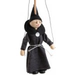 Mašek ČARODĚJ dřevěná loutka 14cm – Sleviste.cz