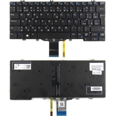 DeTech Klávesnice pro notebook Dell 7280, CZ/SK – Hledejceny.cz