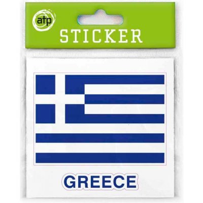 ATP - samolepka řecká vlajka (GREECE) – Zboží Živě
