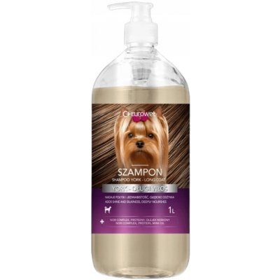 Eurowet šampon pro jorkšíry dlouhá srst 1l – HobbyKompas.cz