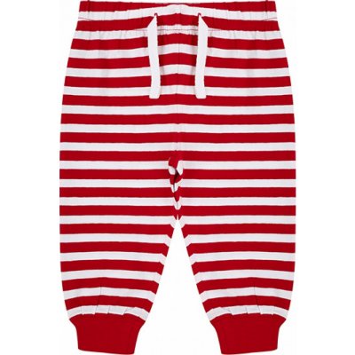 Larkwood Pohodlné dětské pyžamové kalhoty na doma s proužky hvězdičkami let červeno bílé proužky – Zboží Mobilmania
