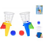 Hra catch ball set 2 vystřelovací košíčky 2 míčky fotbal chytání míčků – Zboží Živě