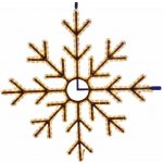 DECOLED LED světelná vločka X, závěsná 3D tisk, pr. 85 cm, teple bílá – Hledejceny.cz