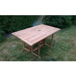 Nábytek Texim teakový zahradní skládací stůl BEVERLY / BUTTERFLY 150x90 cm – Hledejceny.cz