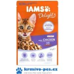 Iams Kitten kuře v omáčce 85 g – Hledejceny.cz