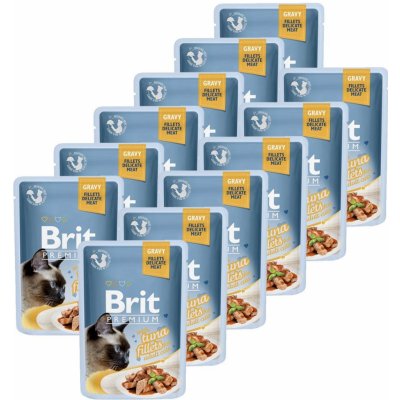 Brit Premium Cat Delicate Fillets in Gravy with Tuna 12 x 85 g