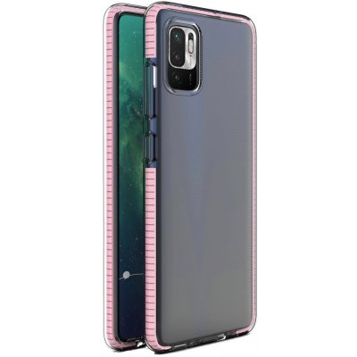 Pouzdro Hurtel TPU Spring ultratenké Xiaomi Redmi Note 10 5G / Poco M3 Pro 5G - světle růžové