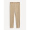 Pánské klasické kalhoty Celio Béžové pánské kostkované chino kalhoty Gocarreau