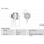 BOSCH generátor 0986048801