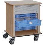 DEXTER 23 vozík boxový 880 x 780 x 620 mm dub bardolino – Zboží Mobilmania