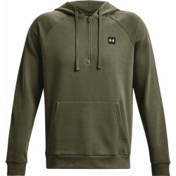 Under Armour RIVAL FLEECE 1/2 ZIP HD zelená