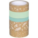 Heyda lístečky modrý odstín sada 5 ks – Zboží Dáma