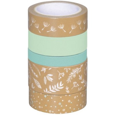 Heyda lístečky modrý odstín sada 5 ks – Zboží Dáma