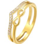 Mabell prsten z chirurgické oceli EXEL CZ221R7588 G 5C45 – Zboží Dáma