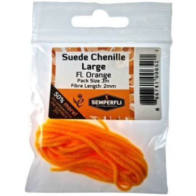 Semperfli Šenylka Suede Chenille Large Fl Orange 2mm – Hledejceny.cz