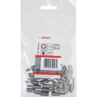 Bosch T15 25 mm 25 ks 2607002495 – Zboží Dáma