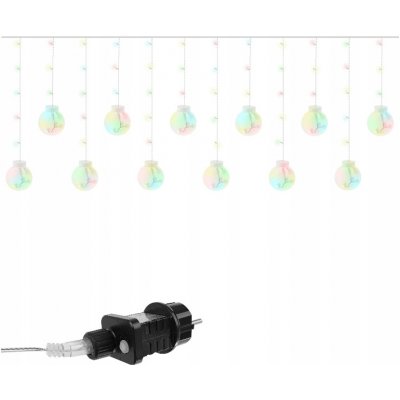 ISO 11345 Světelný závěs koule 108 LED 3.6W multicolor – Hledejceny.cz