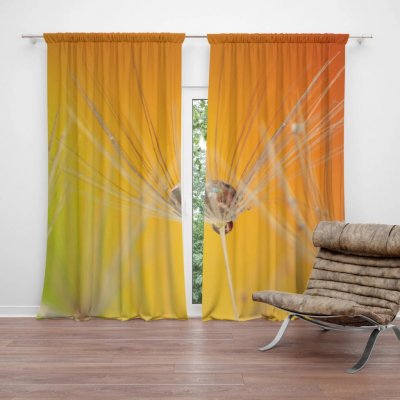 Sablio Závěs Odkvetlé pampelišky 2: 2ks 140x250cm – Hledejceny.cz