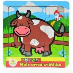 MPZ mini puzzle 9 dílků Moje první zvířátka – Zbozi.Blesk.cz