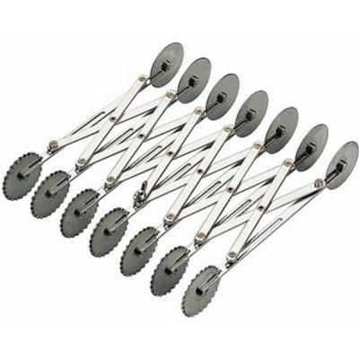 Martellato Rádélko oboustranné (7-mi kolečko hladké a vroubkové) nerezové – Hledejceny.cz