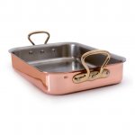 Mauviel měděný pekáč s bronzovými uchy 40x30cm – Zboží Mobilmania