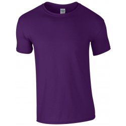 Bavlněné tričko SOFTSTYLE purpurová
