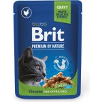 Brit Premium Cat Sterilised Chicken 100 g – Sleviste.cz
