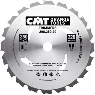 CMT C298 kotouč pro křovinořezy - 250x25.4 Z20 – Zbozi.Blesk.cz