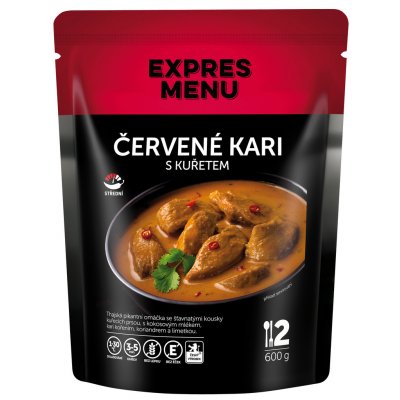 EXPRES MENU Červené kari s kuřetem 600 g – Zboží Dáma