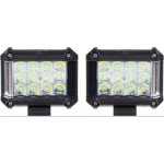 LED světla obdélníková bílé/oranžové, 19W, 19xLED, ECE R10, 2ks – Hledejceny.cz