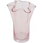 Atmosphera Dekorativní váza, skleněná, Ø 17 cm x 23,5 cm, růžová růžový – Hledejceny.cz
