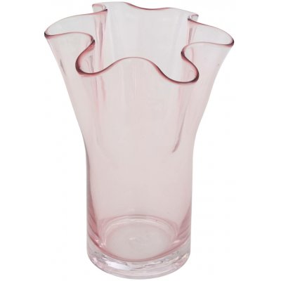 Atmosphera Dekorativní váza, skleněná, Ø 17 cm x 23,5 cm, růžová růžový – Hledejceny.cz
