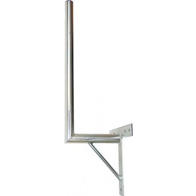 Anténní držák 25cm na zeď se vzpěrou, trubka 42/2mm, výška 66cm žár. – Sleviste.cz