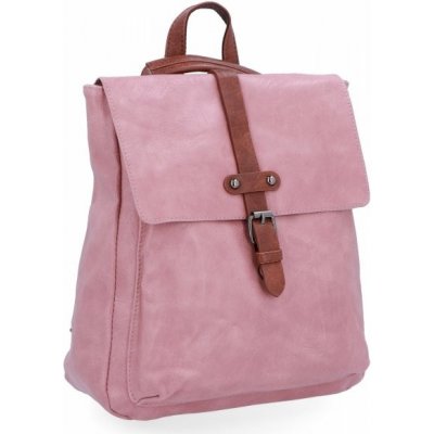 Herisson dámská kabelka batůžek pudrová růžová 1452A511 – Zboží Mobilmania