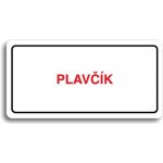 Accept Piktogram "PLAVČÍK" (160 × 80 mm) (bílá tabulka - barevný tisk) – Zbozi.Blesk.cz