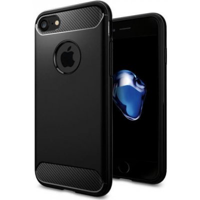 Pouzdro SES Ochranné silikonové karbon Apple iPhone SE 2022 - černé 10276 – Zboží Mobilmania