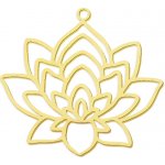 Přívěsek nerezový leknín zlatý – Hledejceny.cz