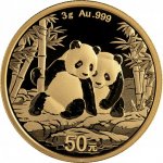China Mint Zlatá mince Panda 2026 3 g – Zboží Dáma