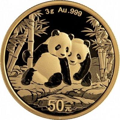 China Mint Zlatá mince Panda 2026 3 g – Zboží Dáma