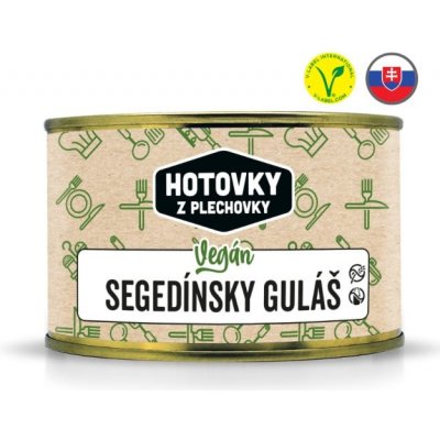 Hotovky z plechovky Vegan segedínský guláš 400 g – Zboží Mobilmania