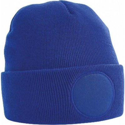 Beechfield beanie z akrylu s kruhovou plochou pro potisk či výšivku Modrá výrazná – Hledejceny.cz